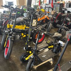 Atv’s , E Bikes  And Scooters