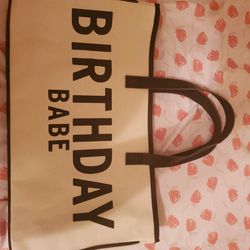 Birthday Babe Tote Bag $30