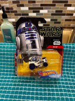 Hot Wheels Star Wars R2-D2 Character Car is a 1:64 scale die-cast vehicle