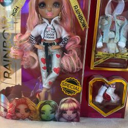 Brand new special edition rainbow high doll