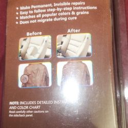 DIY Leather and Vinyl Repair Kit, Do It Yourself Tool Fix Holes, Rips,... 