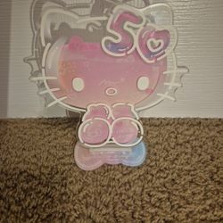 Hello Kitty 50th Anniversary Sanrio Acrylic Stand Figure Universal Studios RARE