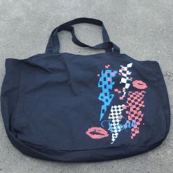 Vans Black Canvas Tote Bag( Retired Item) 