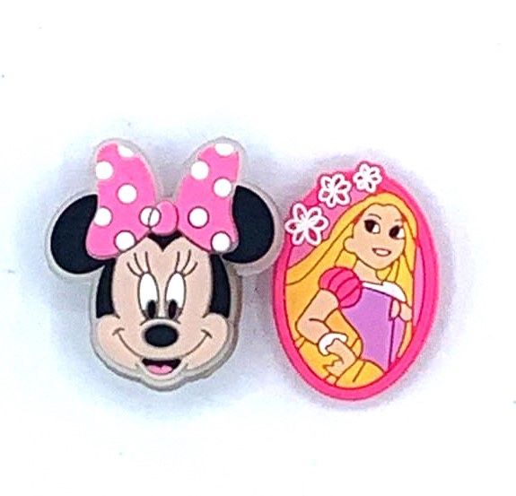 Disney Parks - Walt Disney - Minnie mouse light up pin and regular pin 2pc set