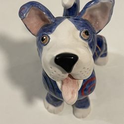 Vintage Whimsiclay By Amy Lacombe Collectible Figurine Dog .RARE.