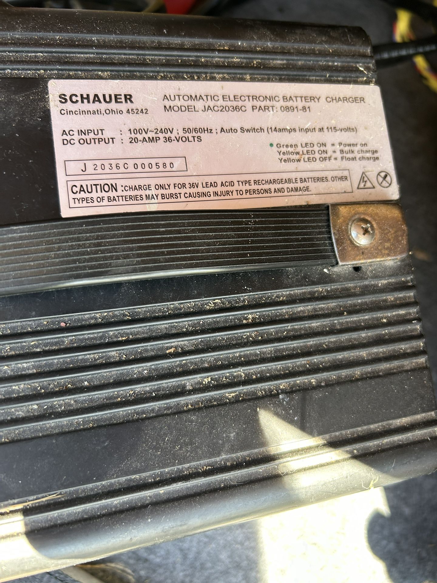 Schauer Golf Cart Battery Charger