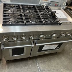 Kitchenaid 48” Dual Fuel Gas Range 2024