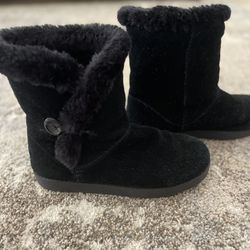 Black Suede Boots Women’s Size 8