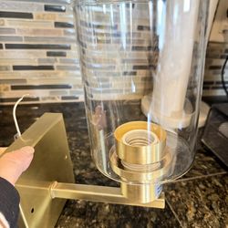 Sconces Wall Lighting with Clear Glass, Sconces Wall Decor