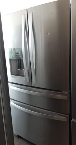 Whirlpool 4-Door Stainless Steel Fridge
