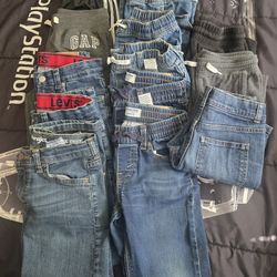 Jeans, Pants , Short, 10 Pieces #8 And #10 Size Boys 