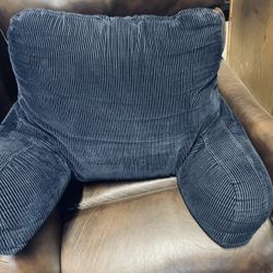 Backrest Reading Pillow, Royal Blue