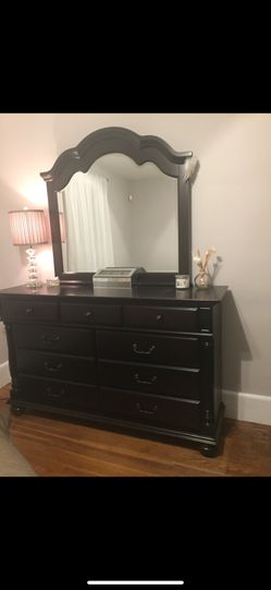 Dark Cherry Bedroom Set - No Bedframe