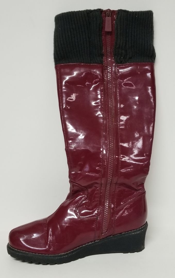 Michael Kors Boots Size 4 Burgundy Red Women Shoes