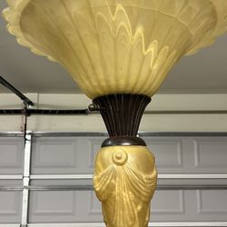 Vintage 1920s Cast Iron Floor Lamp