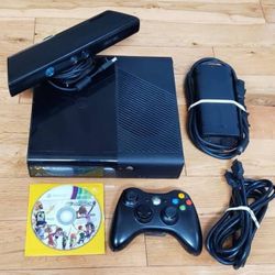 3 Complete Xbox 360 Game Systems With 9 Controllers+ 50 Games & A Kinect Device  