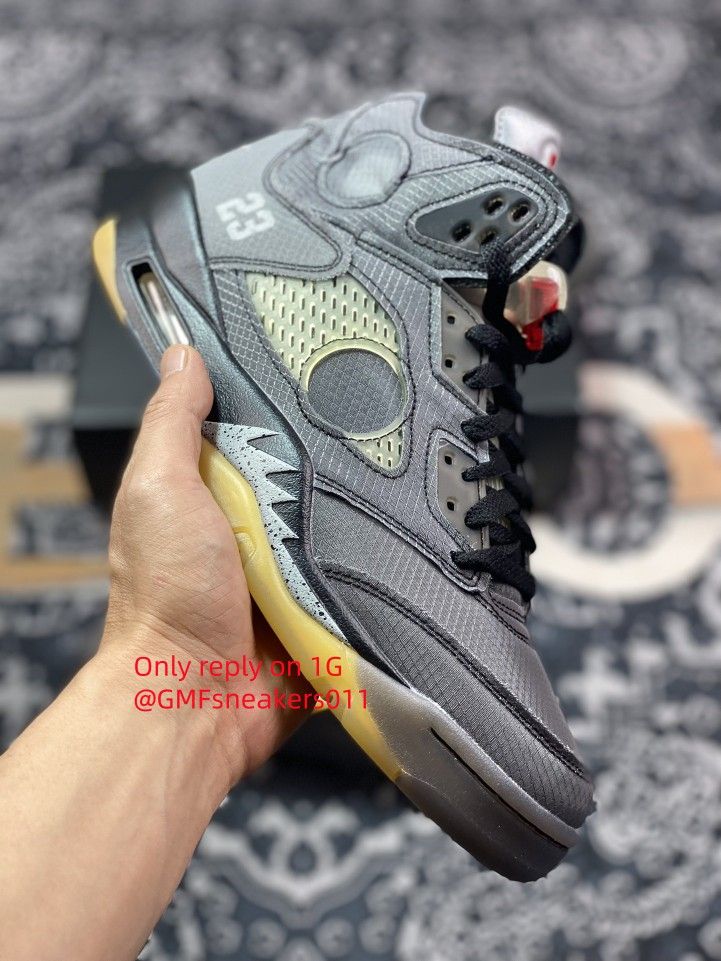 Off-White x Air Jordan 5 Retro SP 'Muslin'