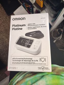 OMRON Platinum platine upper arm blood pressure monitor