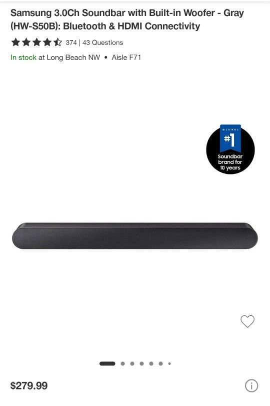 Samsung Soundbar 
