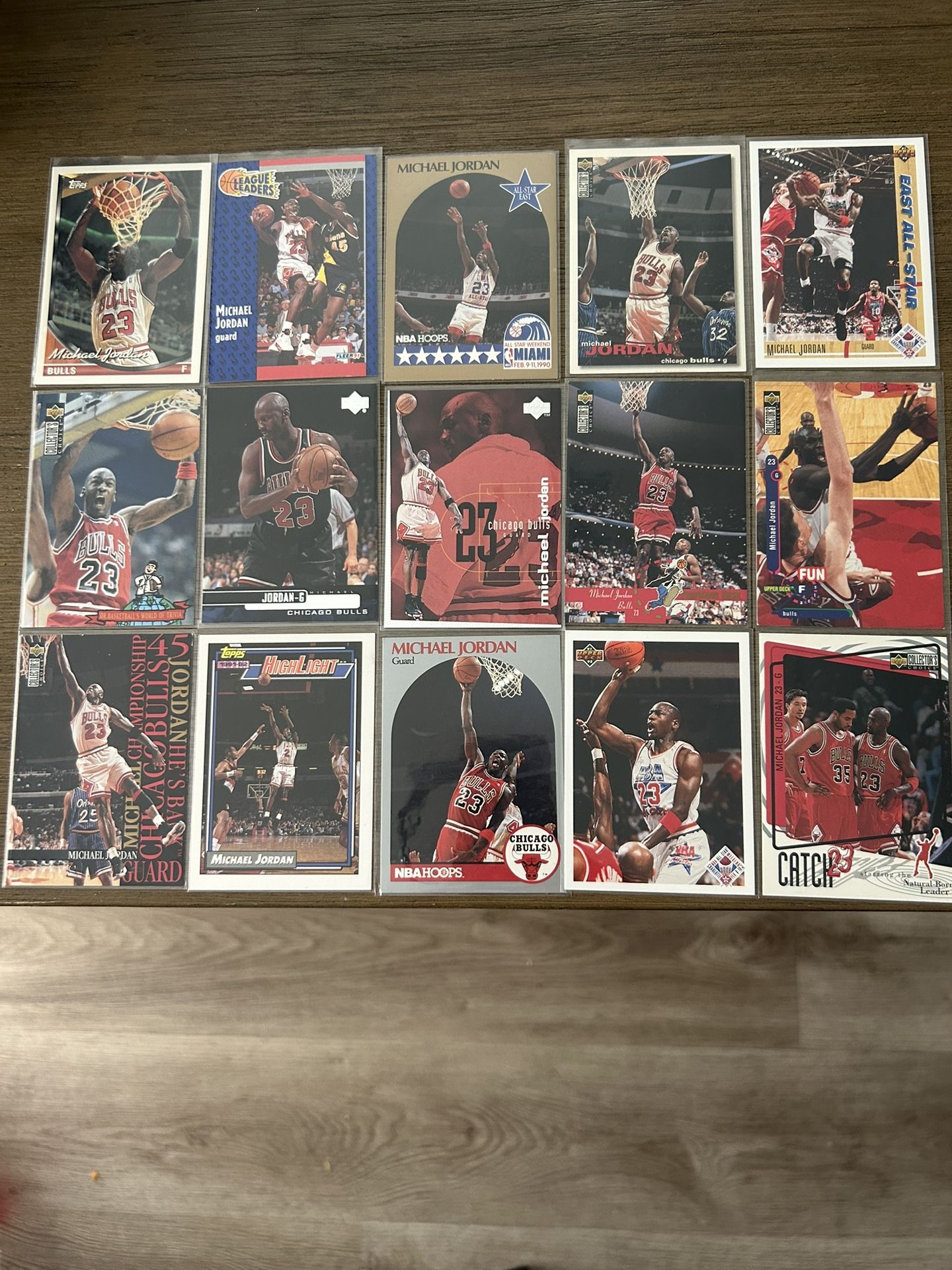Michael Jordan Lot 15 Card Lot