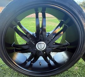 20” Rims & Tire Set 5 lug