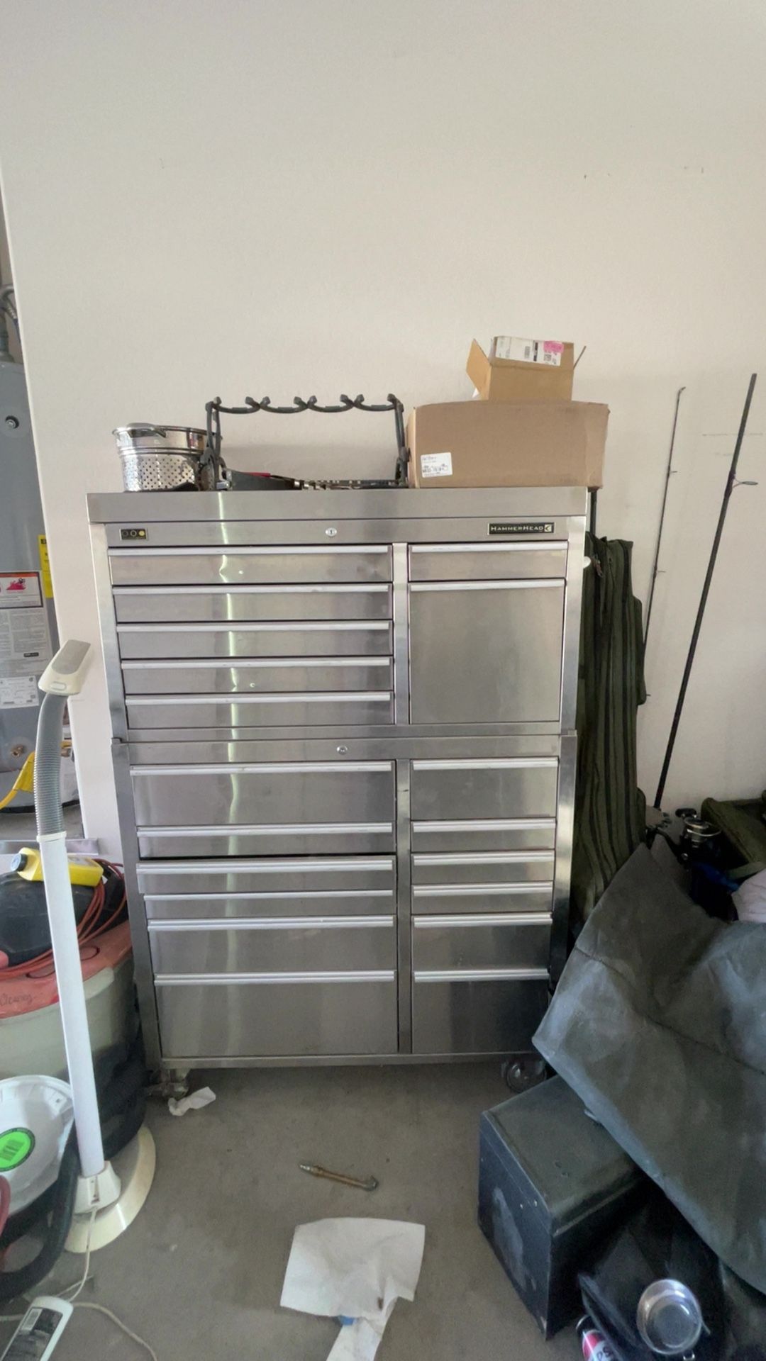 Hammerhead Stainless Tool Box With Tools