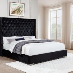 QUEEN PLATFORM BED NEW IN BOX 