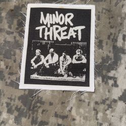 Minor Threat Punk Band Patch – Brand New