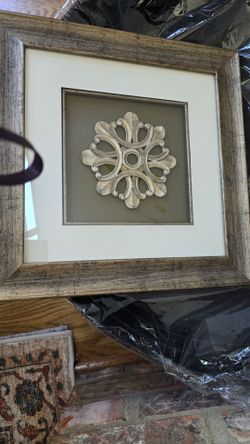 Framed Ornamental Medallion Wall Art