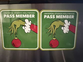 Universal Studios Hollywood Grinch Magnet