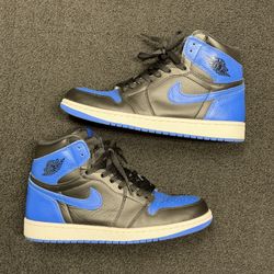 Nike Air Jordan 1 Royal Blue High Tops size 8.5