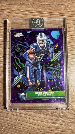 Keon coleman /150 2025 topps chrome cosmic