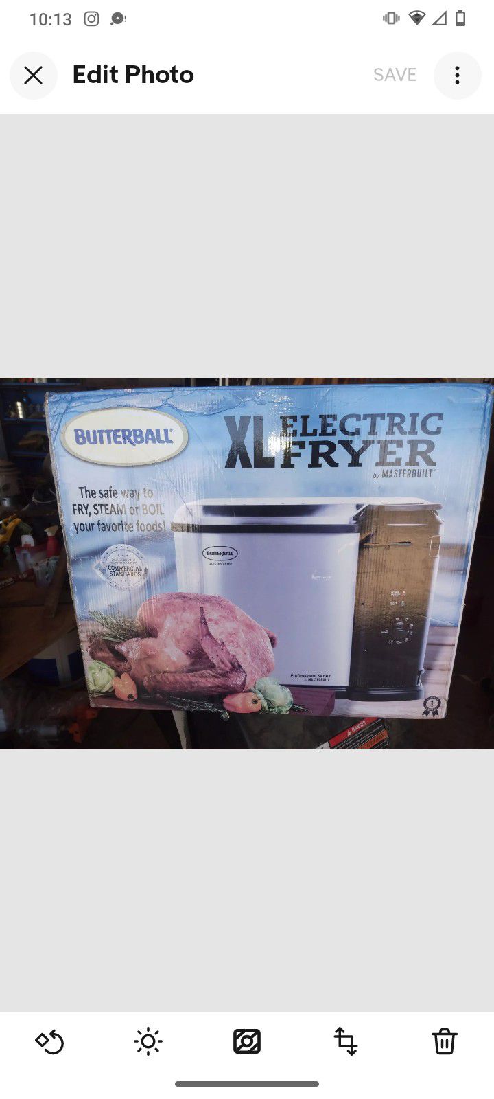 Butterball XL 11-Quart Electric Deep Fryer; new in box;