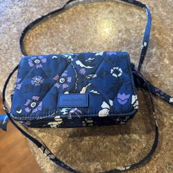 Woman’s Vera Bradley wearable wallet/Crossbody purse shipping available