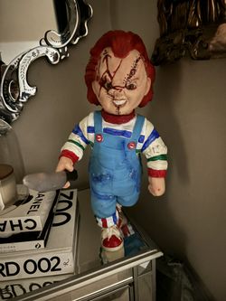 22 Inch Chucky Doll - LIGHTS & GIGGLES Horror Doll Good Guys Chucky Figure Doll