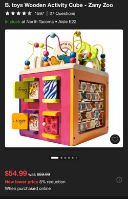 Activity cube toy