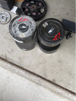 65 lbs dumbbells pair GP industries Urethane