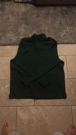 Sea Moss green Ralph Lauren Qt Zip Polo
