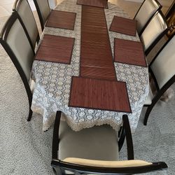 Dining Table With 8 Chairs And Console