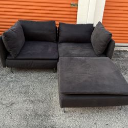 Modern Grey Cloud Sectional Couch