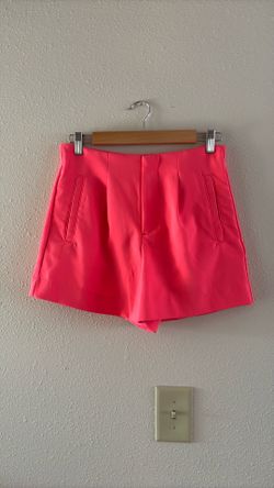 Hot Pink High Waist Shorts