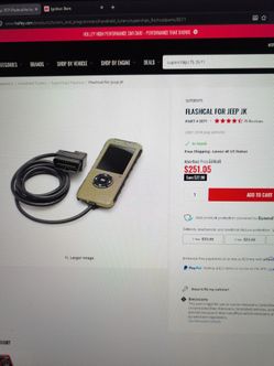 superchips Flashcal part #3571 for Jeep JK