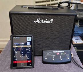 MARSHALL CODE 50 MODELING GUITAR COMBO AMPLIFIER 50 WATTS 1X12 SPEAKER WITH BLUETOOTH IN BLACK COLOR