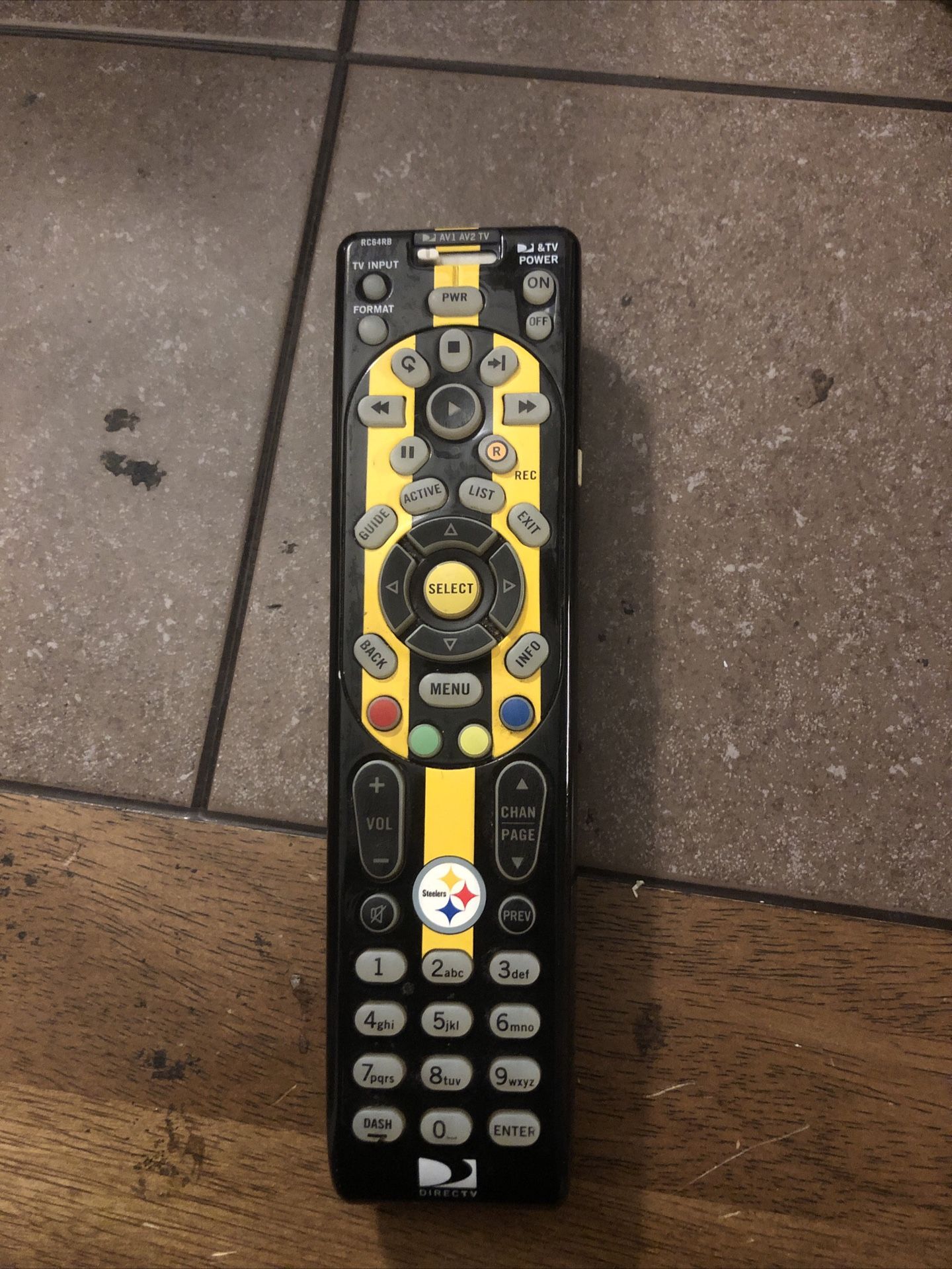 Rare Steelers Direct Tv Remote