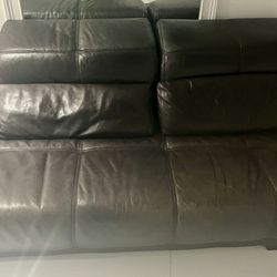 Brown Leather Sofa – Great Deal!