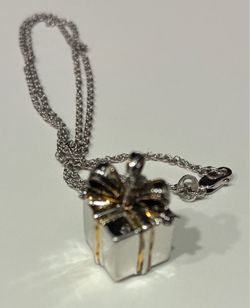 Necklace with a present