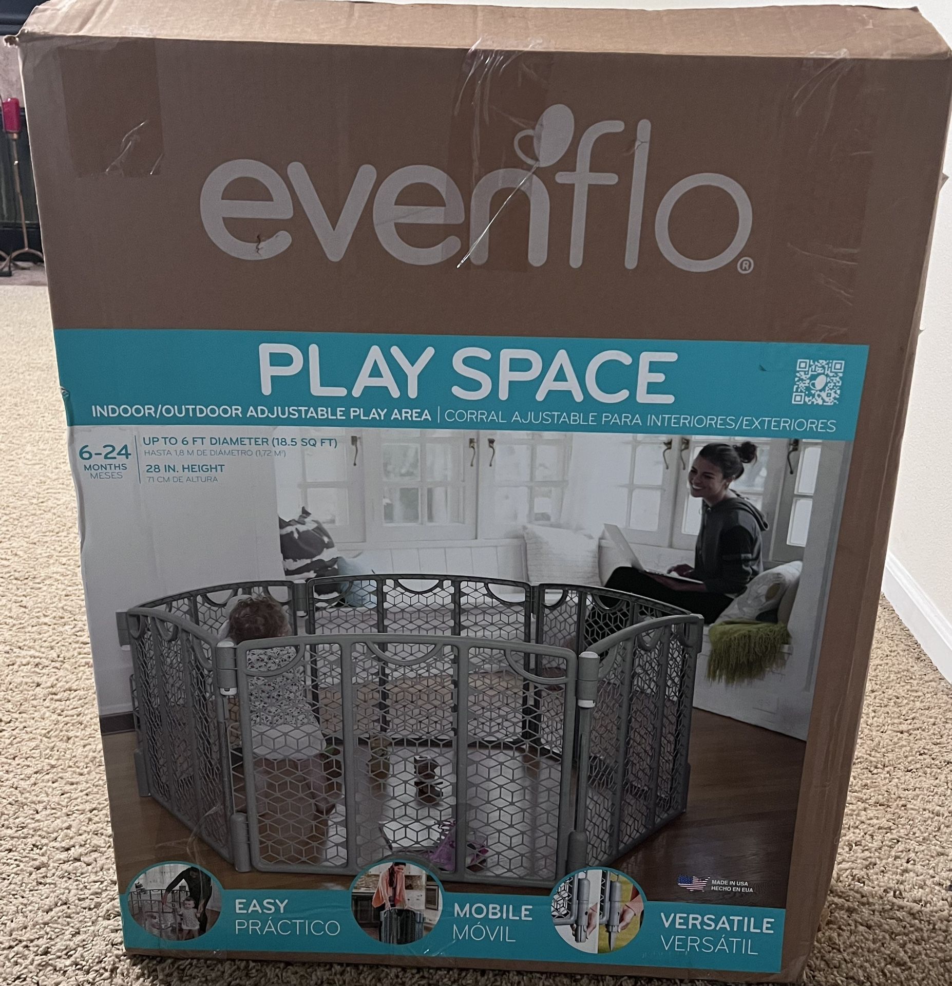 Evenflo Play Space For Infants Or Pets