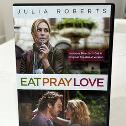 Eat Pray Love DVD - Julia Roberts Romantic Drama