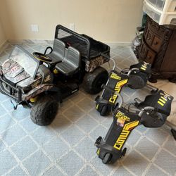 kids truck and power riders