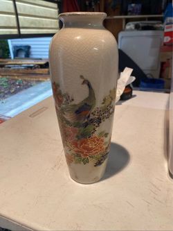 Japanese Satsuma Style Porcelain Vase